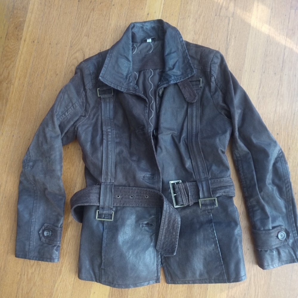 Leather jacket